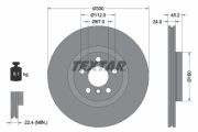 TEXTAR T92274403 Тормозной диск на автомобиль BMW X1
