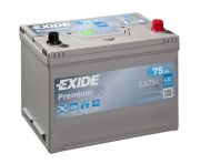 EXIDE  Акумулятор EXIDE Премиум - 75Ah/ EN 630 / 270x173x222 (ДхШхВ)