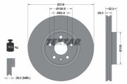 TEXTAR T92162305 Тормозной диск