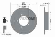 TEXTAR T92237300 Тормозной диск
