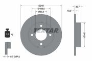 TEXTAR T92026300 Тормозной диск