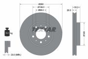 TEXTAR T92066703 Тормозной диск