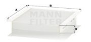 MANN MFCU2454 Фильтр, воздух во внутренном пространстве на автомобиль HONDA CIVIC