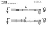 Tesla TEST631B Кабель зажигания, к-кт TESLA Fiat Dobol 1.4 10.05- ,Lancia 05-1.2;1.4