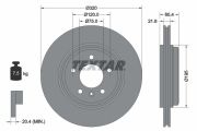 TEXTAR T92107003 Тормозной диск