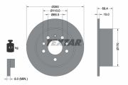 TEXTAR T92068800 Тормозной диск на автомобиль OPEL VECTRA