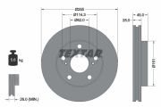 TEXTAR T92077600 Тормозной диск на автомобиль TOYOTA CAMRY