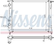 Nissens NIS 63924 Радиатор RN CLIO I(90-)1.4(+)[OE 77 00 786 444]