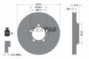 TEXTAR T92221800 Тормозной диск на автомобиль HYUNDAI H-1
