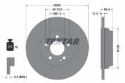 TEXTAR T92272703 Тормозной диск