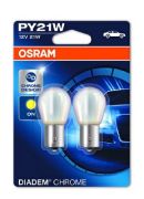 OSRAM OSR7507DC02B Автомобильная лампа: PY21W 12V 21W BAU15s DIADEM Chrome (2шт blister)                     на автомобиль NISSAN JUKE