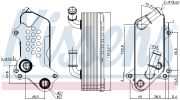 NISS NIS91126 Масляный радиатор SAAB 9-3 (YS3F) (02-) 1.8 i 16V TURBO на автомобиль CADILLAC BLS
