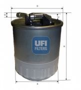 UFI 2410700 Топливный фильтр на автомобиль MERCEDES-BENZ C-CLASS