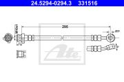 ATE ATE331516 Тормозной шланг на автомобиль HYUNDAI I30