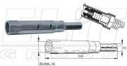 VICMA MO19346 Свечной ключ с резинкой - оцинкованный , д:110мм, разм:14 на автомобиль KTM 690