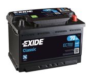 EXIDE EXIEC700 Акумулятор EXIDE Classic - 70Ah/ EN 640 / 278x175x190 (ДхШхВ)