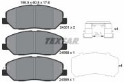 TEXTAR T2435101 Тормозные колодки дисковые на автомобиль HYUNDAI SANTA