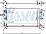 Nissens NIS 63027A Радиатор OP ASTRA H(04-)1.2 i 16V(+)[OE 1300 265]