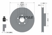 TEXTAR T92126403 Тормозной диск