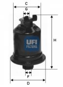 UFI 3157900 Топливный фильтр на автомобиль TOYOTA SUPRA