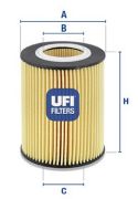 UFI 2500400 Масляный фильтр