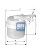 UFI 3100600 Топливный фильтр