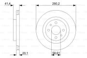 Bosch 0986479346 Тормозной диск