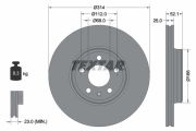 TEXTAR T92282905 Тормозной диск
