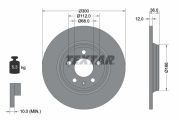 TEXTAR T92282803 Тормозной диск