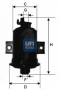 UFI 3156000 Топливный фильтр