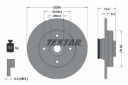 TEXTAR T92194103 Тормозной диск на автомобиль CITROEN C4
