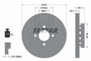 TEXTAR T92060500 Тормозной диск