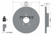 TEXTAR T92174503 Тормозной диск на автомобиль MAZDA RX-8