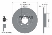 TEXTAR T92268003 Тормозной диск