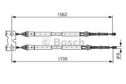 Bosch 1987477834 Гальмівний трос