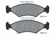 TEXTAR T2537401 Тормозные колодки дисковые
