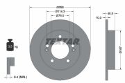 TEXTAR T92226103 Тормозной диск