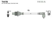 Tesla  Кабель зажигания, к-кт TESLA Citroen, Peugeot 87- 1,6;1,8;1,9;2,0