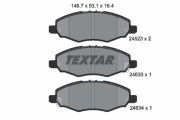 TEXTAR T2452301 Тормозные колодки дисковые на автомобиль TOYOTA INNOVA