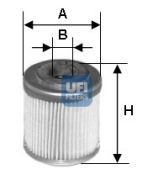 UFI 2558800 Масляний фiльтр UFI