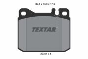 TEXTAR T2034110 Тормозные колодки дисковые