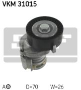 SKF VKM31015 Натяжной ролик, поликлиновой  ремень на автомобиль VW NEW