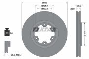 TEXTAR T92109500 Тормозной диск на автомобиль INFINITI QX4