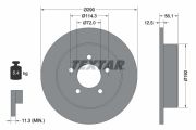 Textar T 92108400 Гальмівний диск