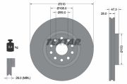 TEXTAR T92097500 Тормозной диск на автомобиль ALFA ROMEO 166