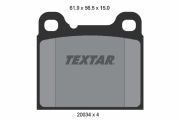 TEXTAR T2003402 Тормозные колодки дисковые
