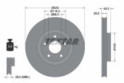 TEXTAR T92162405 Тормозной диск на автомобиль INFINITI EX