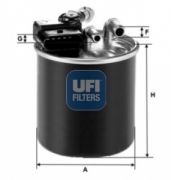UFI 2415100 Топливный фильтр на автомобиль MERCEDES-BENZ C-CLASS
