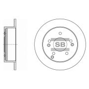 SANGSIN SBSD1006 шт. Тормозной диск на автомобиль HYUNDAI XG