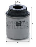 MANN MFW71294 Масляный фильтр на автомобиль VW TOURAN